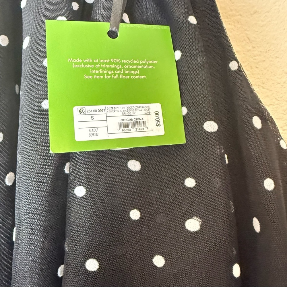 Kate spade  Mini Polka Dot Tiered Mini Dress small - Picture 9 of 12